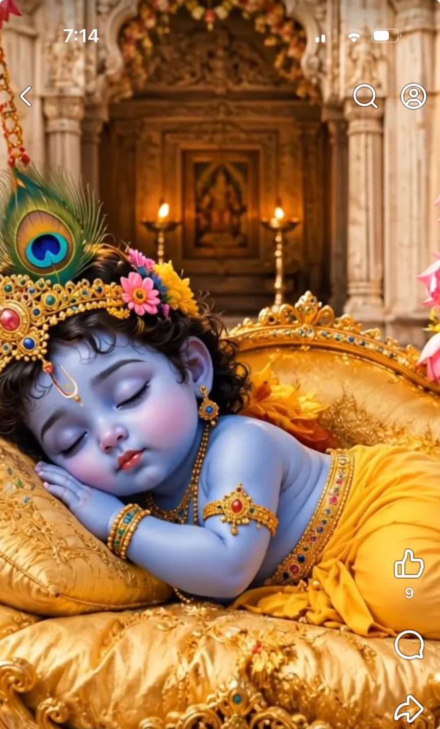 A Stuti when Sri Krishna enters the womb of Ma Devaki in prison 
The song’s sequence

Nārāyaṇāya namo namaḥ — praise of Narayana and Para…