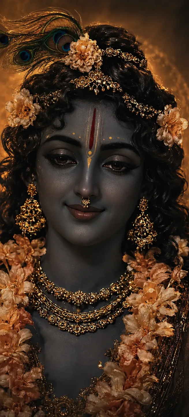 लीला चिंतन

तेरी मंद-मंद मुस्कानियाँ पर बलिहार, ठाकुर जी…
बलिहार ठाकुर जी। 

वह कोमल-सी मुस्कान… जैसे प्रेम स्वयं होठों पर उतर आया हो।…