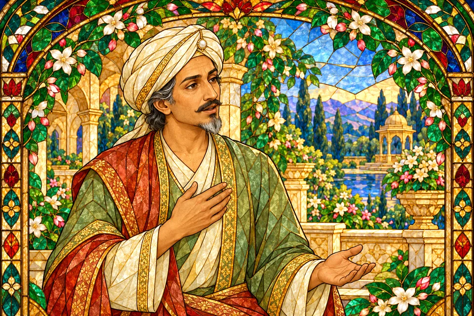 Dharmaruchi, Pratapbhanu's wise minister devoted to the king's welfare, offers counsel.