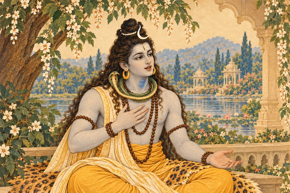 Shiva recalls telling the assembly that Hari pervades every place and manifests through love.