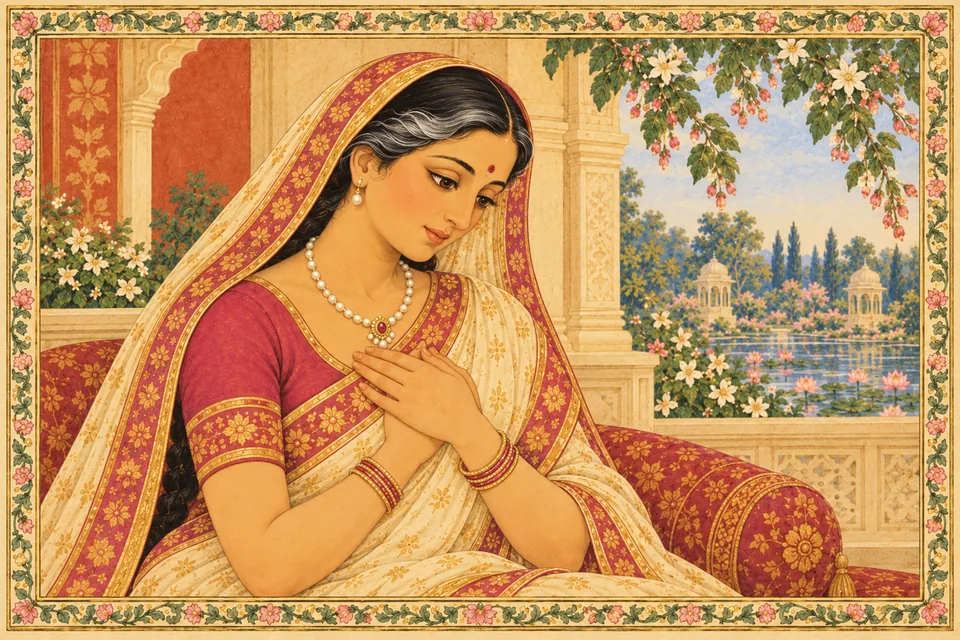 Kaushalya falls silent in awe, fearing that she had treated the Father of the world as her own son.