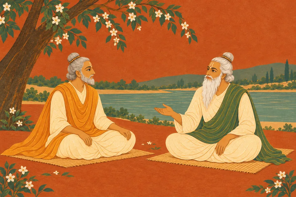 Yajnavalkya asks Bharadvaja to listen attentively as he tells Rama-katha.
