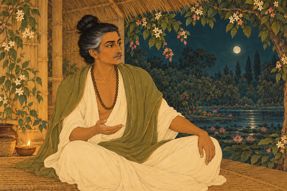 The disguised former king praises Pratapbhanu's cleverness in concealing his identity.