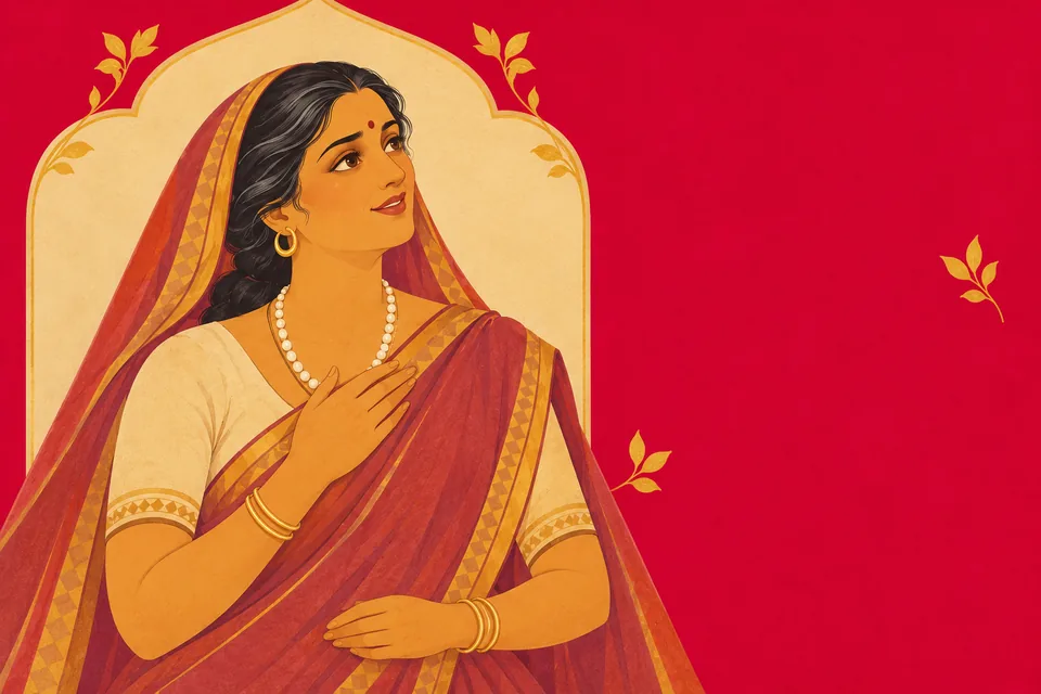 Sita's mother rejoices on seeing Rama dressed as the groom.